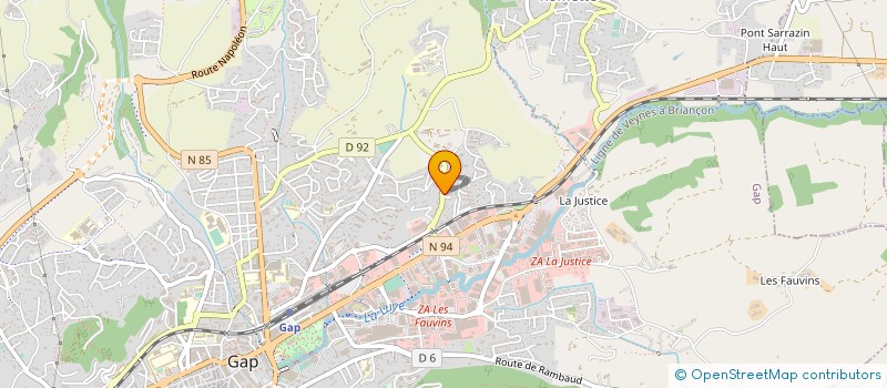 localisation de l'entreprise SA REYNAUD PAYSAGE  GAP