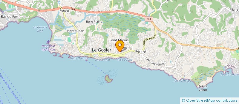 localisation de l'entreprise SA-RH CONSEIL à LE GOSIER