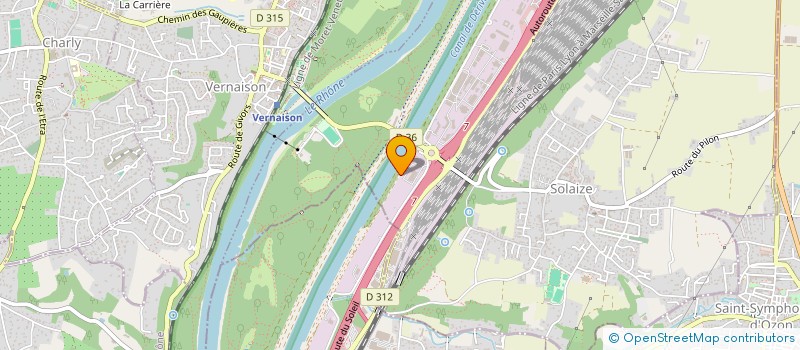 localisation de l'entreprise SA RHONE ALPES TRANSPORTS à SOLAIZE