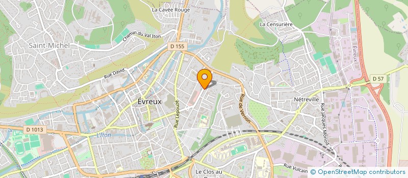 localisation de l'entreprise SA RIMPB IEC à EVREUX
