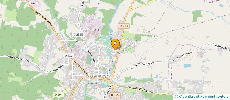 localisation de l'entreprise SA ROCOFRID à CASTELJALOUX