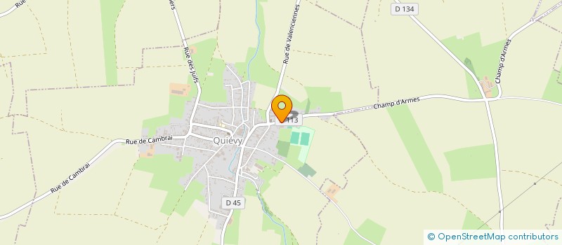 localisation de l'entreprise SA ROGER LESAGE  QUIEVY