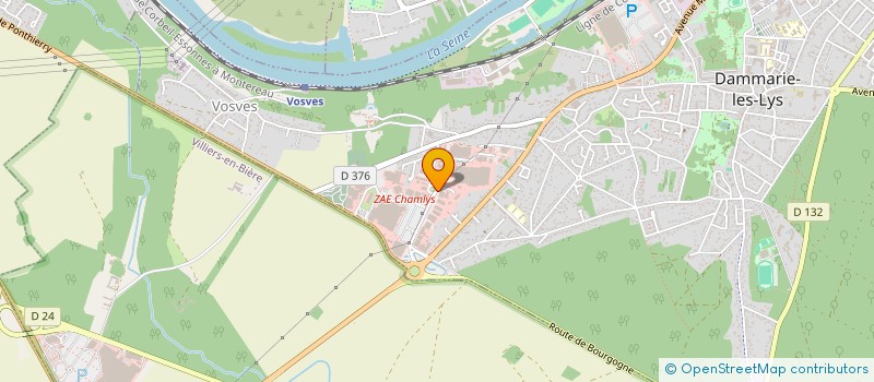 localisation de l'entreprise SA RUN SUP à DAMMARIE-LES-LYS