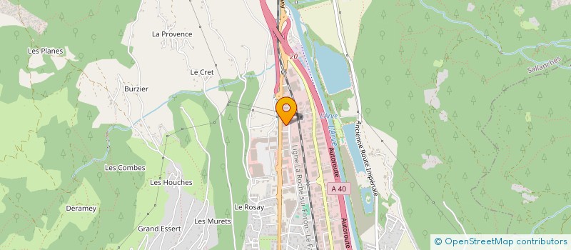 localisation de l'entreprise SA RUSCETTA  SALLANCHES