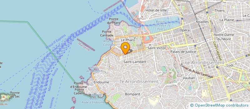 localisation de l'entreprise SA SAMEX à MARSEILLE