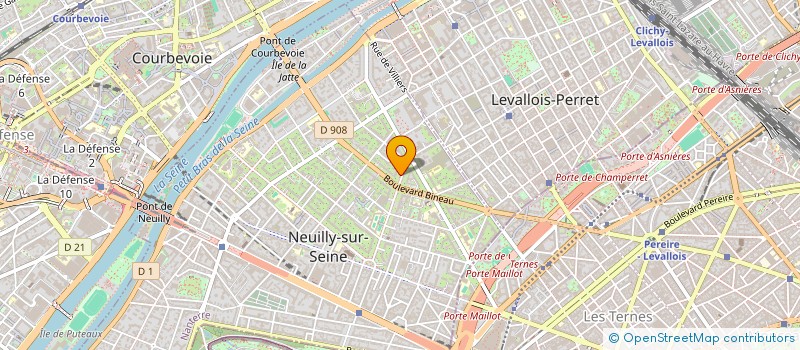 localisation de l'entreprise SA SARAYO à NEUILLY-SUR-SEINE