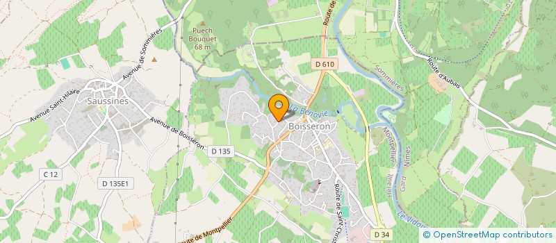 localisation de l'entreprise SA SARIC à SAINT-GENIES-DES-MOURGUES