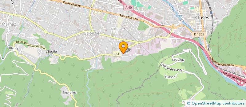 localisation de l'entreprise SA SAUTHIER JOSEPH FILS ET GENDRE à SCIONZIER