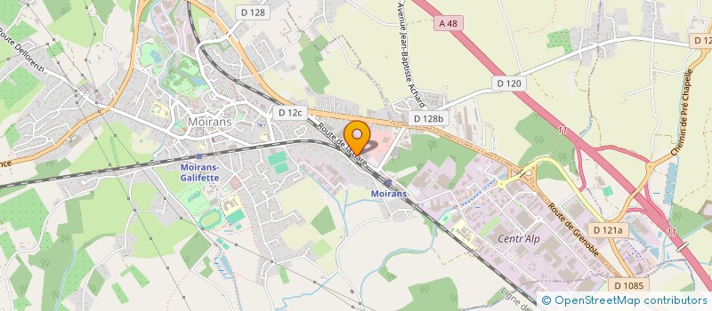 localisation de l'entreprise SA SCOP IN'PEC PRET A POSER à MOIRANS