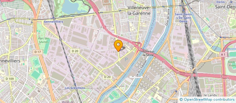 localisation de l'entreprise SA SCOP L'UNION à VILLENEUVE-LA-GARENNE
