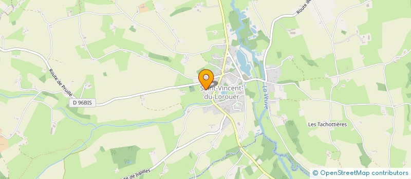 localisation de l'entreprise SA SCR  SAINT VINCENT DU LOROUER