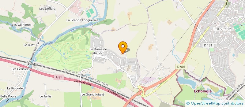 localisation de l'entreprise SA SECHE REALISATIONS à CHANGE
