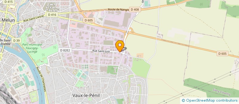 localisation de l'entreprise SA SEREC à VAUX-LE-PENIL