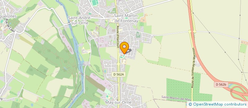 localisation de l'entreprise SA SERRURERIE CHAUDRONNERIE  SAINT-MARTIN-DE-FONTENAY