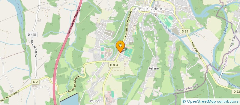 localisation de l'entreprise SA SERVICE ENTREPRISE  AIRE-SUR-L'ADOUR