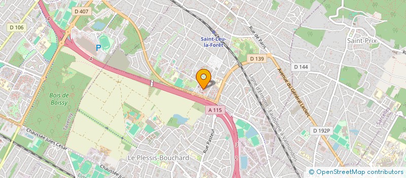 localisation de l'entreprise SA SERVICE GESTION à SAINT-LEU-LA-FORET