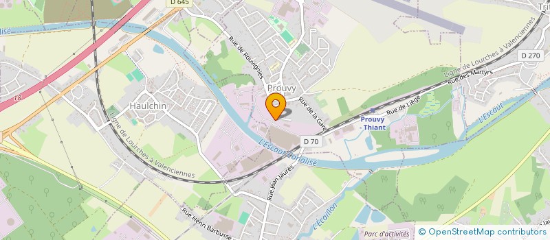 localisation de l'entreprise SA SILO DE DIEPPE à PROUVY