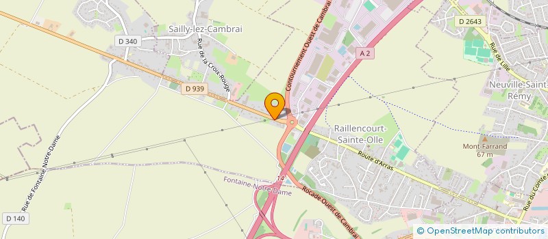 localisation de l'entreprise SA SIPA à RAILLENCOURT-SAINTE-OLLE