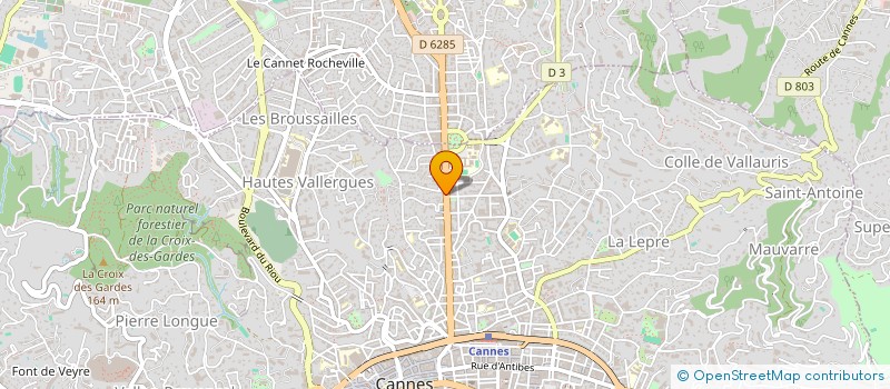 localisation de l'entreprise SA SO.FE.REC à CANNES