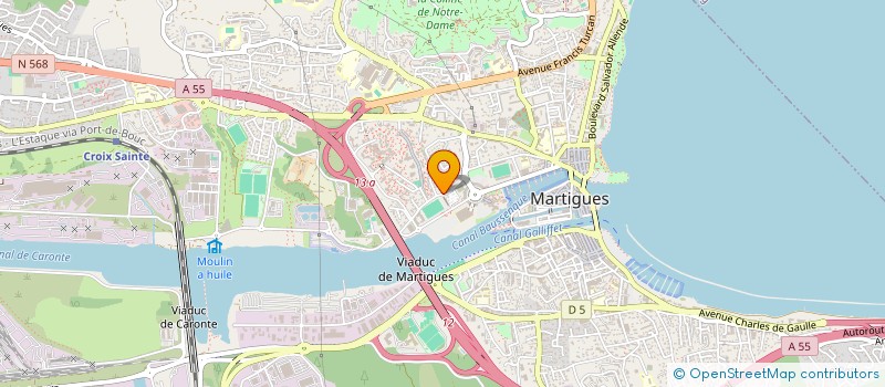 localisation de l'entreprise SA SOC ECON MIXTE SEM à MARTIGUES