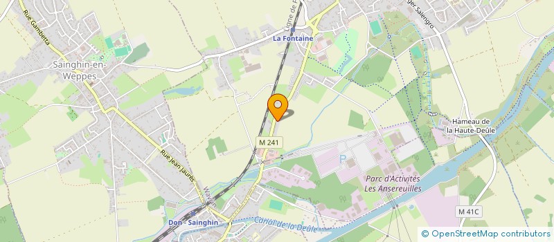 localisation de l'entreprise SA SOC EXPLOITATION DES ETS LEBRUN à WAVRIN