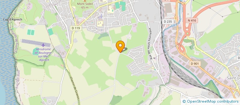 localisation de l'entreprise SA SOC NOUVELLE ALPRECH FILETS à OUTREAU