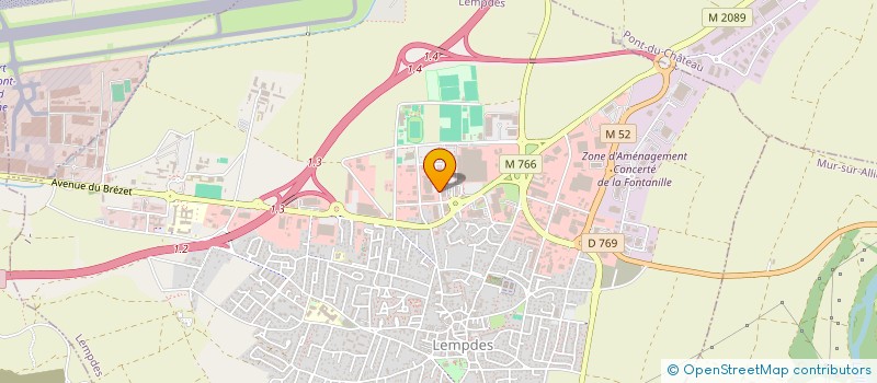 localisation de l'entreprise SA.SODETO à LEMPDES