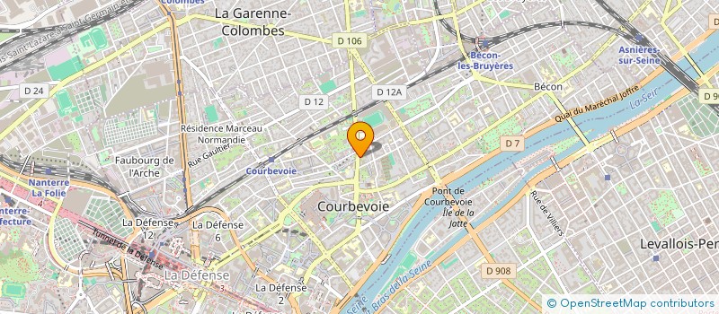 localisation de l'entreprise SA SOFIFA à COURBEVOIE