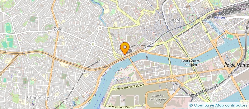 localisation de l'entreprise SA SOFIOUEST à NANTES