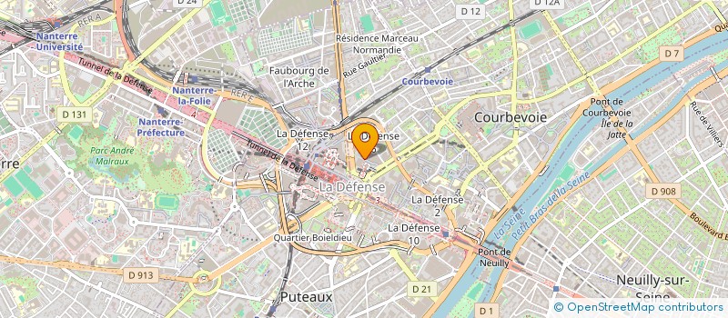 localisation de l'entreprise SA SOFIPA à COURBEVOIE