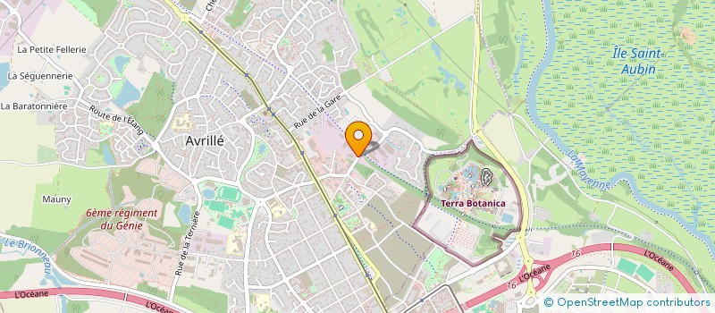 localisation de l'entreprise SA SOFTEC AVENIR FORMATION à AVRILLE
