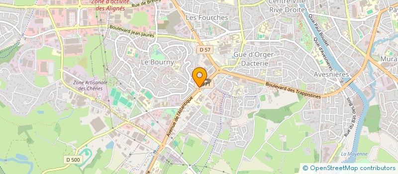 localisation de l'entreprise SA SONKAD à LAVAL