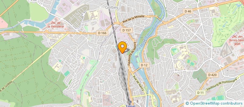 localisation de l'entreprise SA SOVOTEX à EPINAL
