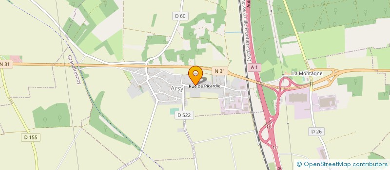 localisation de l'entreprise SA STAD à AVRIGNY