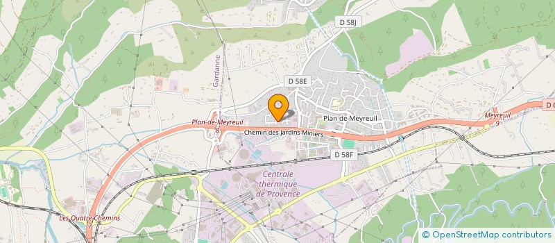 localisation de l'entreprise SA STEM TRAVAUX ET DISTRIBUTION à MEYREUIL