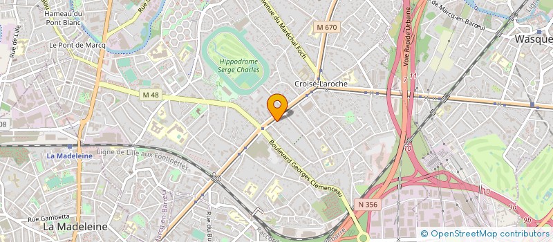 localisation de l'entreprise SA TACITE STATION GRAPHIQUE à MARCQ-EN-BARŒUL