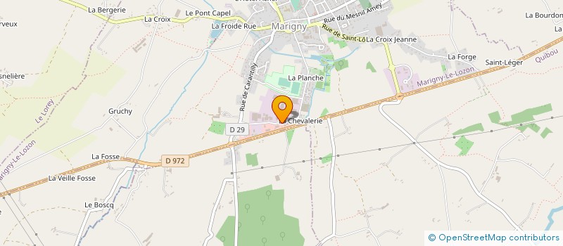 localisation de l'entreprise SA TECHNEAU à MARIGNY-LE-LOZON