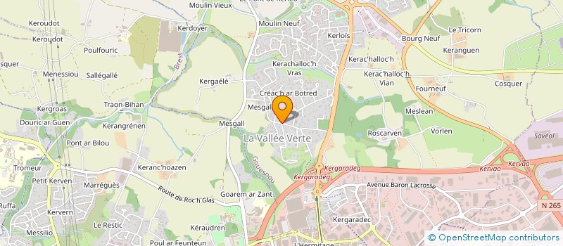 localisation de l'entreprise SA TECHNIFREIN MANUTENTION à GOUESNOU