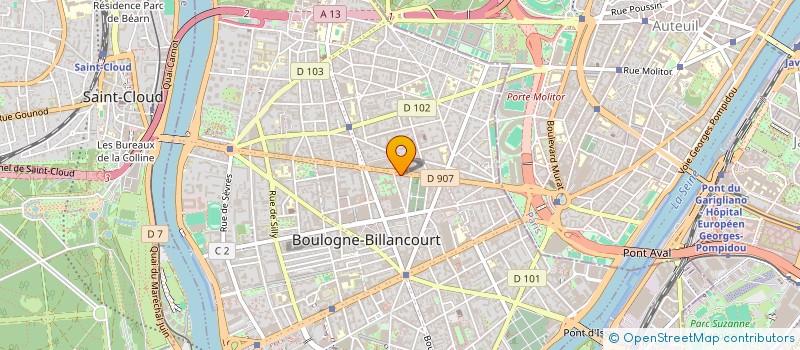 localisation de l'entreprise SA TECHNIQUE INGENIERIE à BOULOGNE-BILLANCOURT