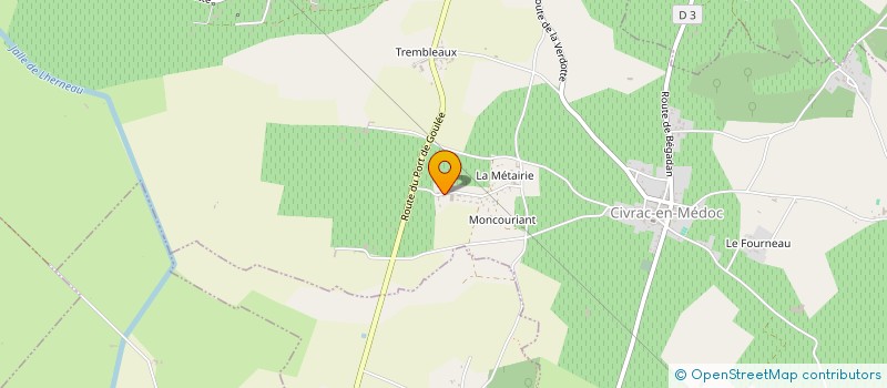 localisation de l'entreprise SA-TELE-BONNAC à CIVRAC-EN-MEDOC