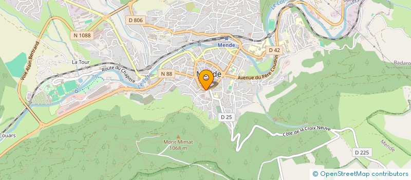 localisation de l'entreprise SA TERRISSE ET FILS  MENDE