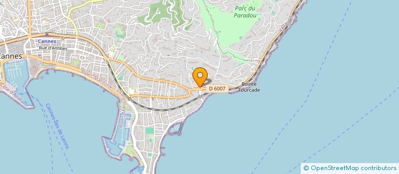 localisation de l'entreprise SA TEXOPOL à CANNES