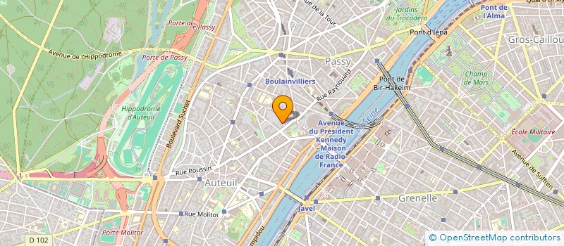 localisation de l'entreprise SA TEXTILE INDUSTRIEL DE L'OUEST  PARIS