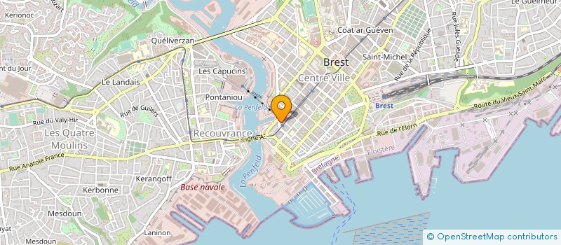 localisation de l'entreprise SA THEPOT à BREST
