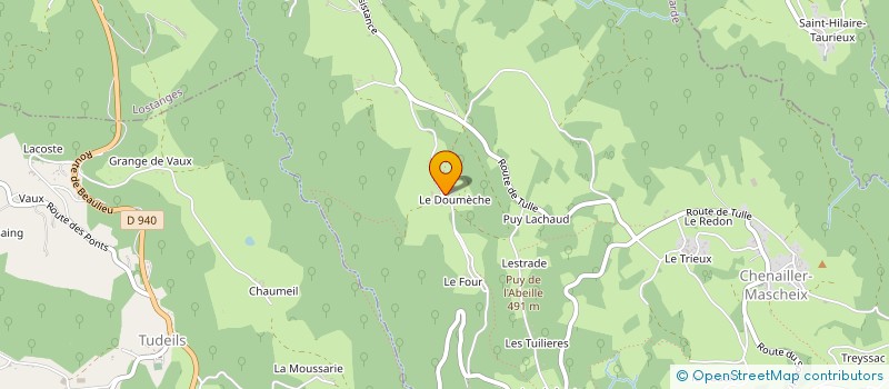 localisation de l'entreprise SA THOMSON COMITE D'ENTREPRISE  ALTILLAC