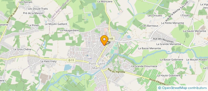 localisation de l'entreprise SA TIPIAK à SAINT-AIGNAN-GRANDLIEU