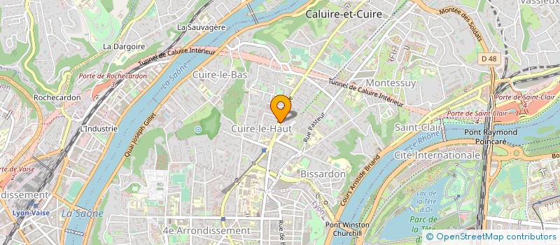 localisation de l'entreprise SA TIS'MOD LYON à CALUIRE-ET-CUIRE