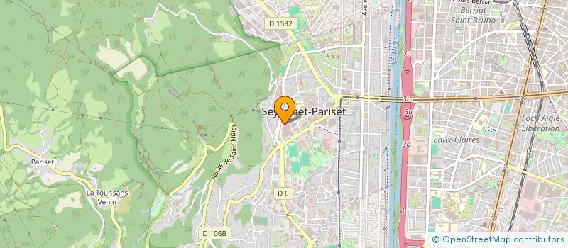 localisation de l'entreprise SA TIXIER FRERES FUMISTERIE INDUSTRIELLE à SEYSSINET-PARISET