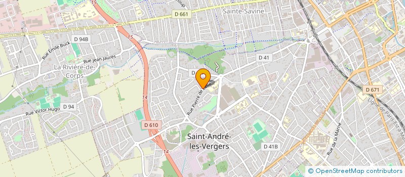 localisation de l'entreprise SA TOGGENBURGER à SAINT-ANDRE-LES-VERGERS