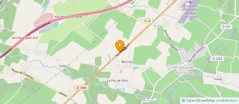 localisation de l'entreprise SA TONNELLERIE SYLVAIN à SAINT-DENIS-DE-PILE